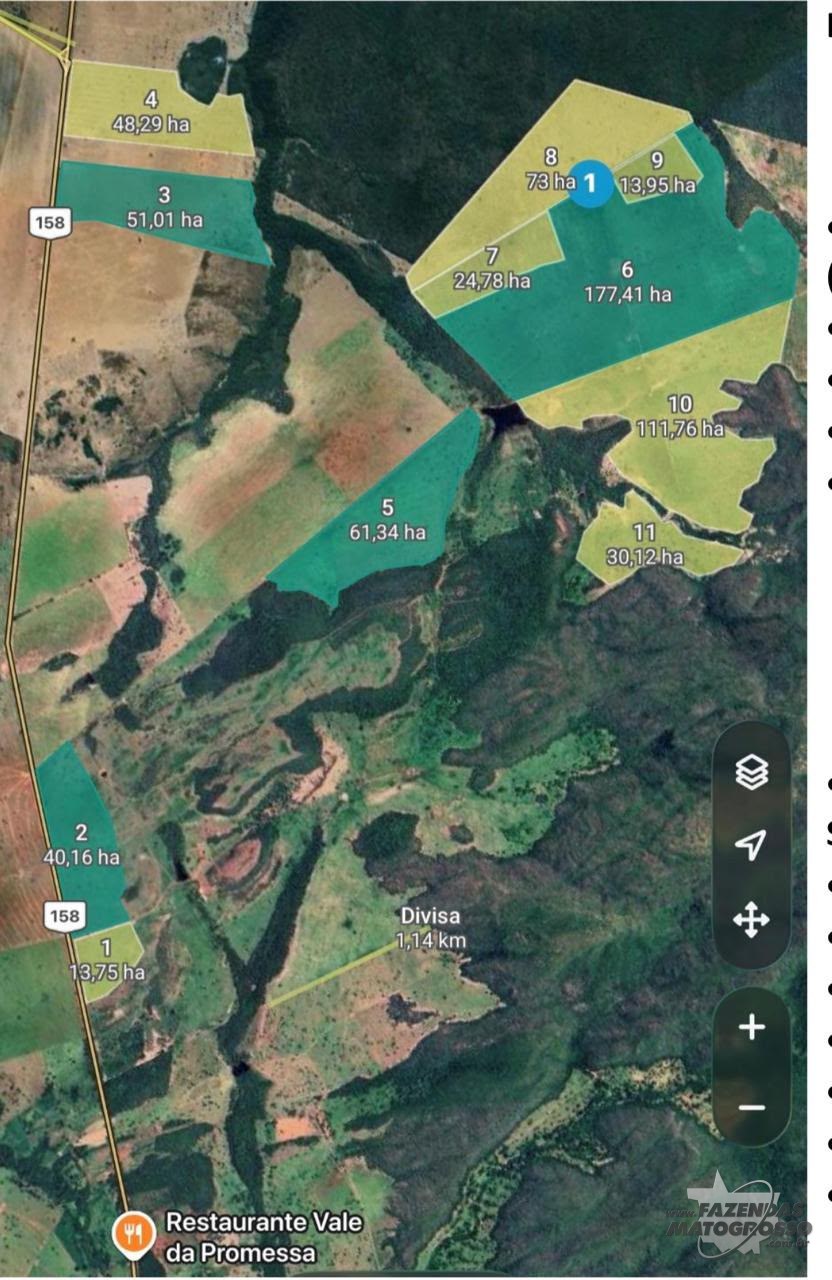 Arrendamento para lavoura ou pecuária em Barra do Garças - MT